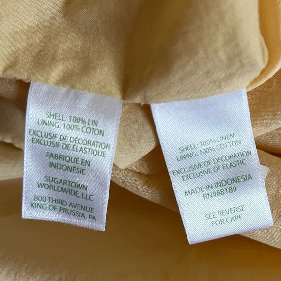 Lilly Pulitzer Javanne Linen Maxi Dress EUC Lilac Island Secrets Stripe 10 - Picture 10 of 12